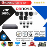 Cenova 12'li Set 2 Mp 1080p Hd Kamera Sistemi Cenova 12'li Set 2 Mp 1080p Hd Kamera Sistemi