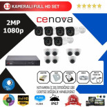 Cenova 13'lü Set 2 Mp 1080p Hd Kamera Sistemi Cenova 13'lü Set 2 Mp 1080p Hd Kamera Sistemi